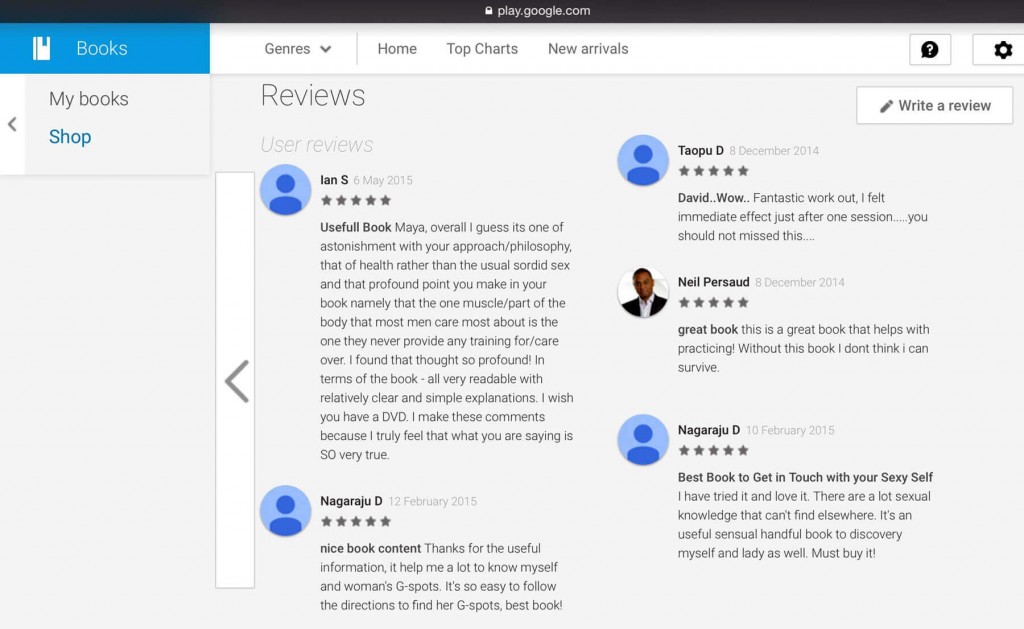 Reviews for Mantra Gym at Google Play Store