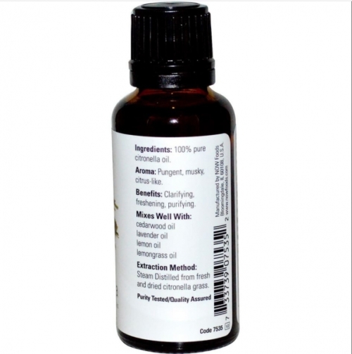 Now Foods-Citronella Essential Oils, 30ml